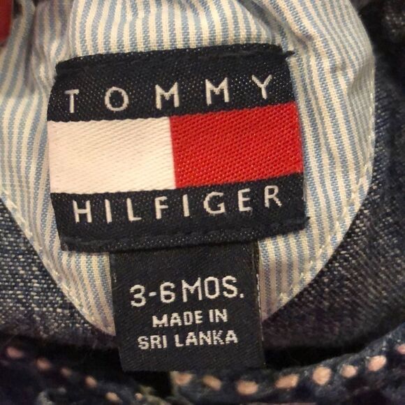Tommy Hilfiger Baby Girls Denim Button Dress - Picture 8 of 8